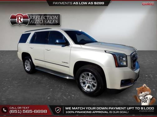 White Diamond Tricoat 2015 GMC Yukon SLT