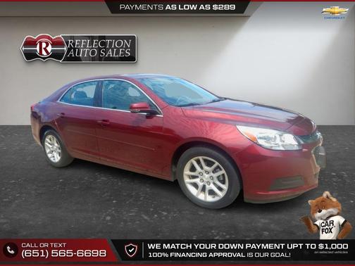 Butte Red Metallic 2015 Chevrolet Malibu 1LT
