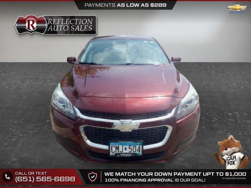 Butte Red Metallic 2015 Chevrolet Malibu 1LT