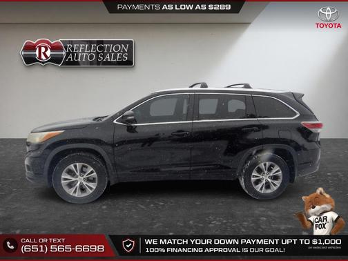 Attitude Black Metallic 2015 Toyota Highlander XLE