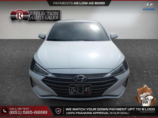 Quartz White Pearl 2020 Hyundai ELANTRA SEL