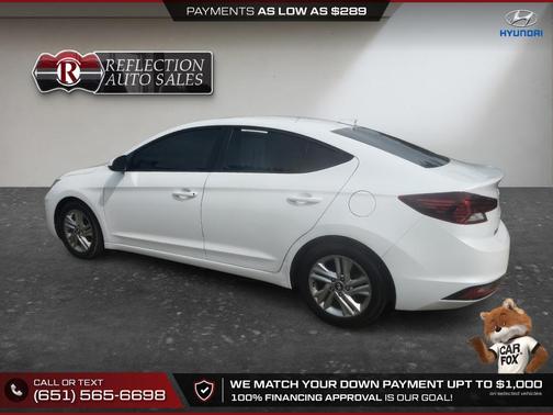 Quartz White Pearl 2020 Hyundai ELANTRA SEL