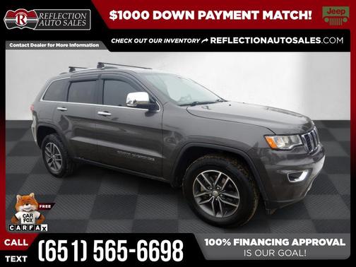 Granite Crystal Metallic Clearcoat 2017 Jeep Grand Cherokee Limited SUV