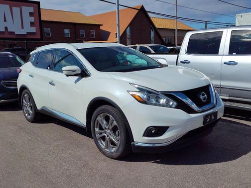 Pearl White 2017 Nissan Murano Platinum