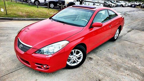 Red 2008 Toyota Camry Solara SE