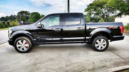 Black 2015 Ford F-150 Platinum