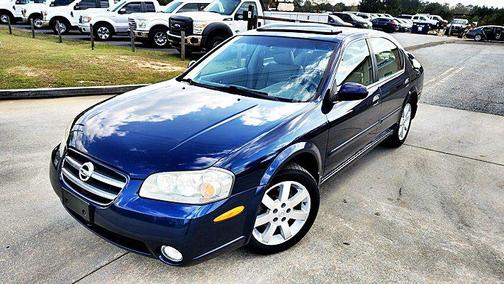 Blue 2003 Nissan Maxima GLE