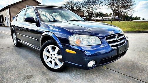 Blue 2003 Nissan Maxima GLE