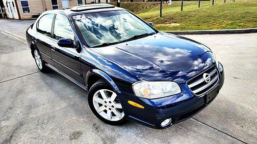 Blue 2003 Nissan Maxima GLE