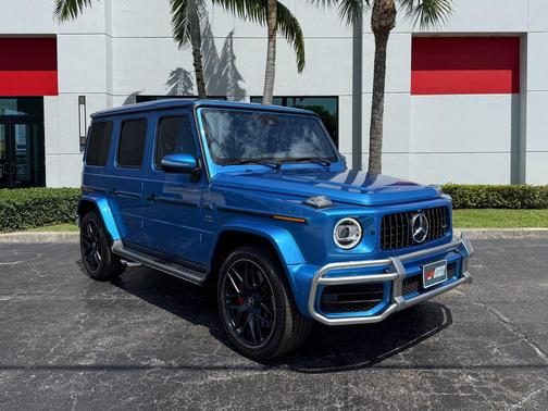 Blue 2021 Mercedes-Benz AMG G 63 4MATIC