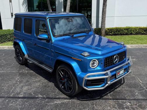 Blue 2021 Mercedes-Benz AMG G 63 4MATIC