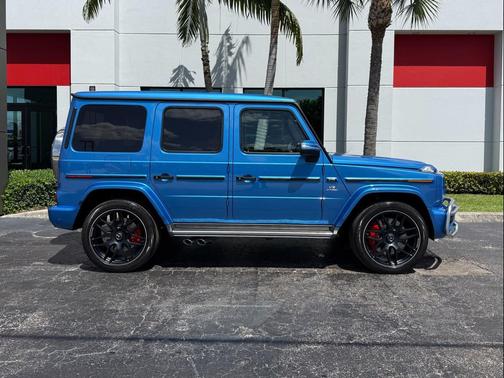 Blue 2021 Mercedes-Benz AMG G 63 4MATIC
