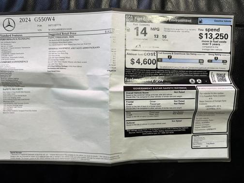 2024 Mercedes-Benz G-Class 4MATIC