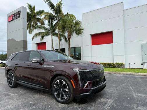 Black Cherry Tintcoat 2025 Cadillac Escalade IQ Sport 2