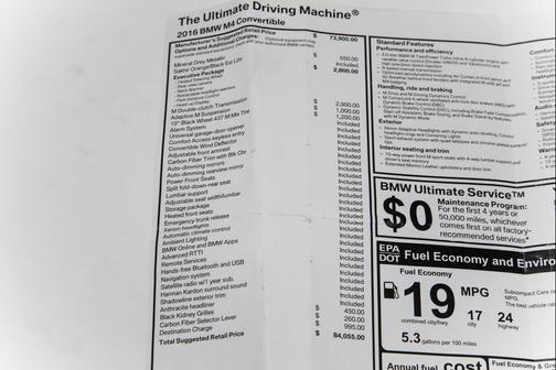 Mineral Gray Metallic 2016 BMW M4 Base