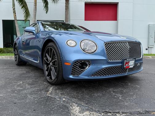 Blue 2020 Bentley Continental GT V8