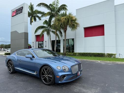 Blue 2020 Bentley Continental GT V8