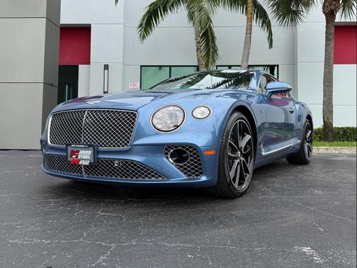 Blue 2020 Bentley Continental GT V8