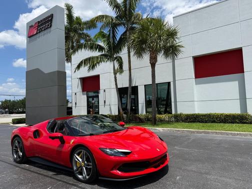 Red 2024 Ferrari 296 GTS Convertible