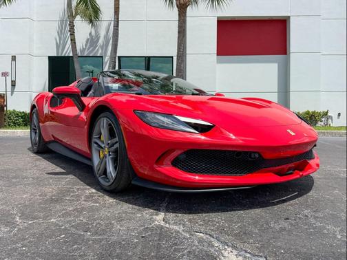 Red 2024 Ferrari 296 GTS Convertible