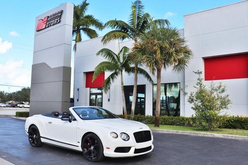 Glacier White Solid 2015 Bentley Continental GT V8 S