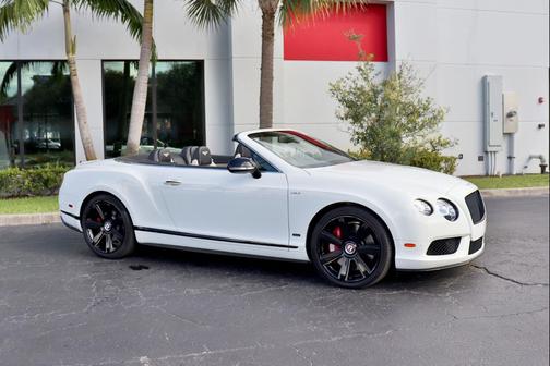 Glacier White Solid 2015 Bentley Continental GT V8 S