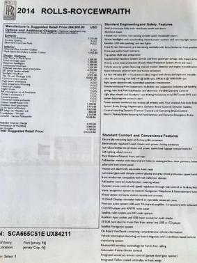 2014 Rolls-Royce Wraith Coupe