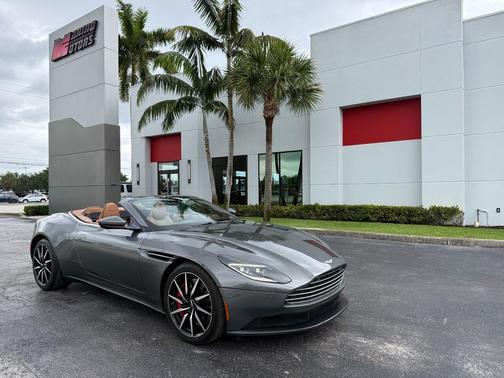 Blue 2020 Aston Martin DB11 Volante