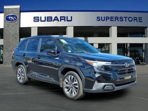 Crystal Black Silica 2026 Subaru Forester Hybrid Touring