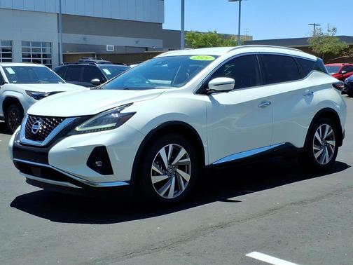 Pearl White Tricoat 2021 Nissan Murano SL FWD