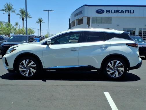 Pearl White Tricoat 2021 Nissan Murano SL FWD