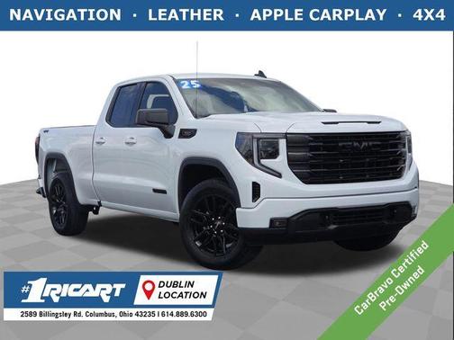 Summit White 2025 GMC Sierra 1500 Elevation