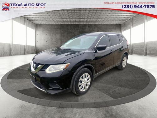Black 2016 Nissan Rogue S