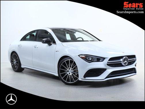 White 2022 Mercedes-Benz AMG CLA 35 4MATIC