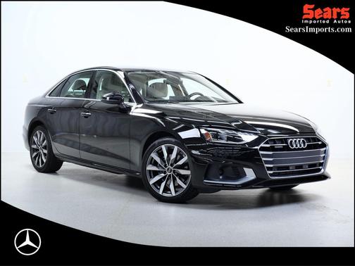 Brilliant Black 2023 Audi A4 40 Premium