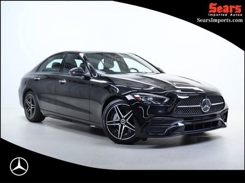 Black 2023 Mercedes-Benz C-Class C 300 4MATIC