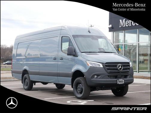 Blue Grey 2026 Mercedes-Benz Sprinter 2500 High Roof Cargo Van