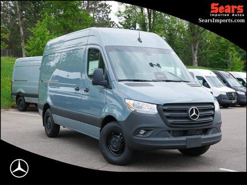 Blue Grey 2025 Mercedes-Benz Sprinter 2500 Standard Roof