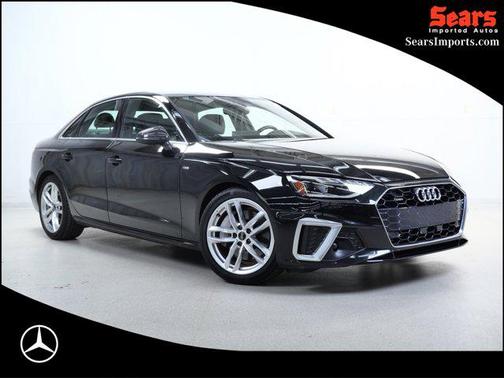 Mythos Black Metallic 2023 Audi A4 45 S line Premium