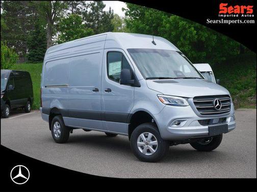 Blue Grey 2025 Mercedes-Benz Sprinter 2500 Standard Roof