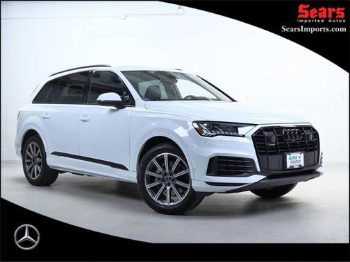 Glacier White Metallic 2023 Audi Q7 45 Premium Plus