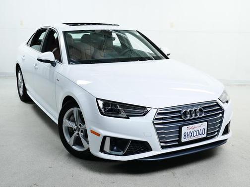 GLACIER WHITE 2019 Audi A4 45 Premium