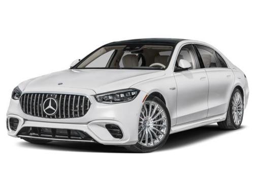 Moonlight White 2025 Mercedes-Benz AMG S 63 E 4MATIC