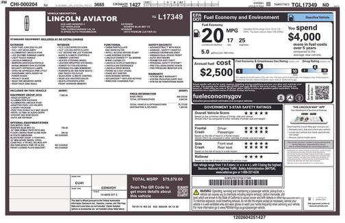 Whisper White 2026 Lincoln Aviator Reserve AWD