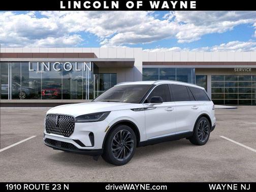 Pristine White Metallic Tri-Coat 2026 Lincoln Aviator Reserve AWD