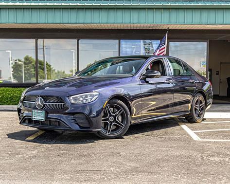 Nautical Blue Metallic 2022 Mercedes-Benz E-Class E 450 4MATIC