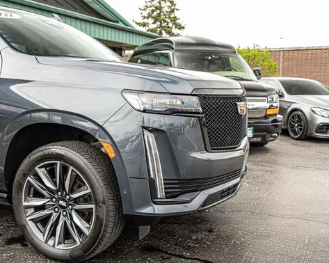 Shadow Metallic 2021 Cadillac Escalade ESV Sport Platinum