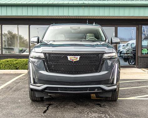 Shadow Metallic 2021 Cadillac Escalade ESV Sport Platinum