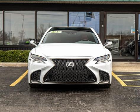 Ultra White 2018 Lexus LS 500 F Sport