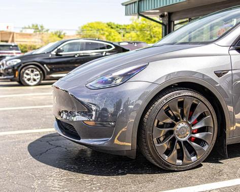 Deep Blue Metallic 2022 Tesla Model Y Performance